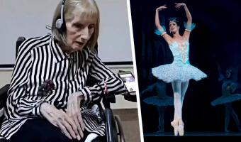 Пожилая балерина повернула время вспять, услышав Чайковского. Альцгеймер и инвалидное кресло не стали помехой