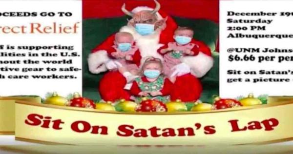 Теперь дети просят подарки не у Санты, а у Сатаны. Опечатка, которая сделала новогоднюю традицию жутковатой