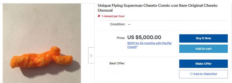 Люди увидели объявление о продаже орла из читос за 1000 долларов. Теперь они спорят, на кого он больше похож