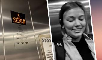 Девушка показала, что бывает, если застрять в лифте на 12 часов. И люди удивлены такому времяпровождению