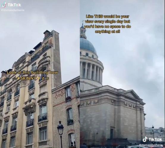 Парижанка показала "худой" дом, и это ад клаустрофоба. Но только если не знать, как он выглядит на самом деле