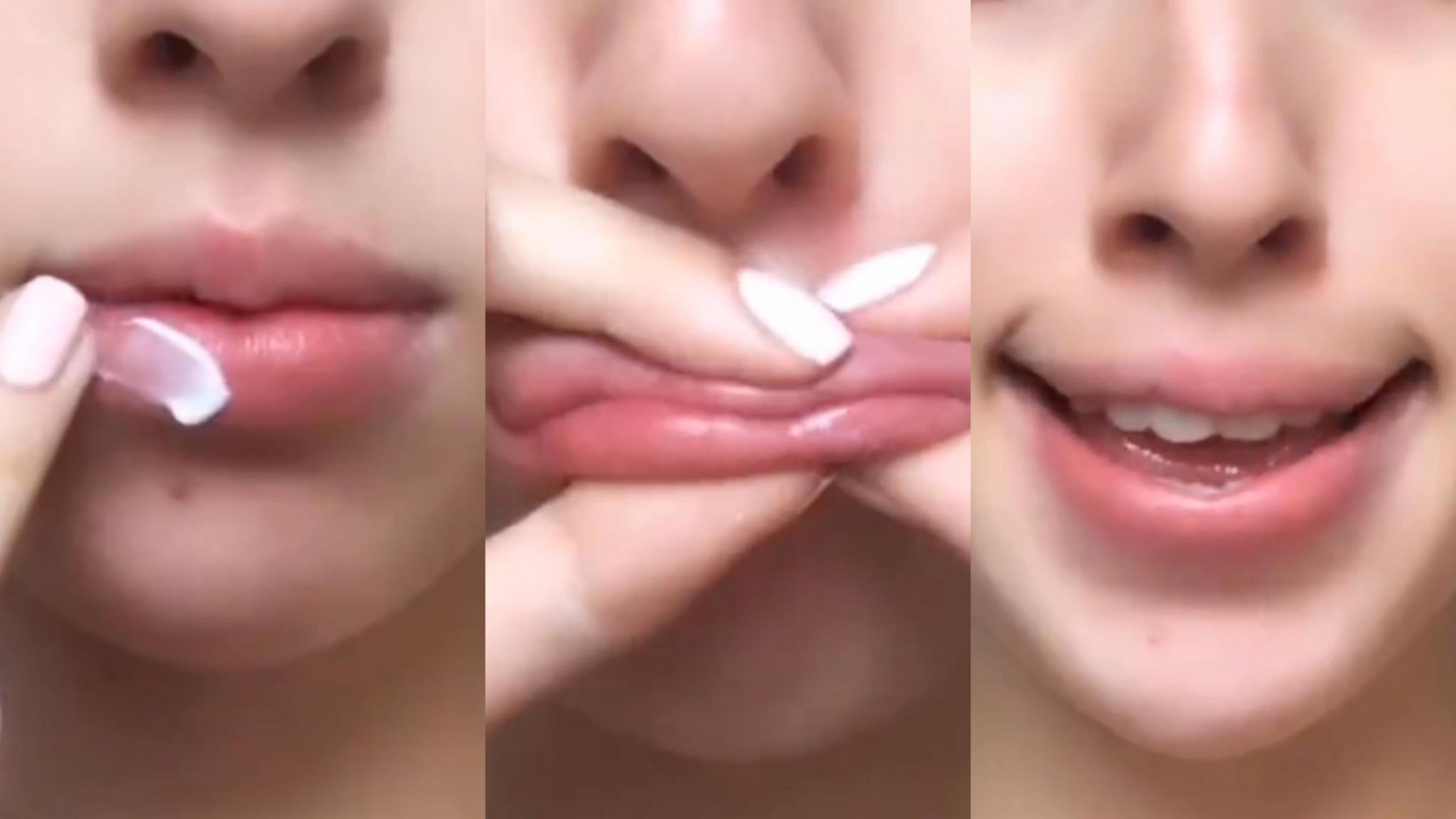 Как правильно разминать губы после