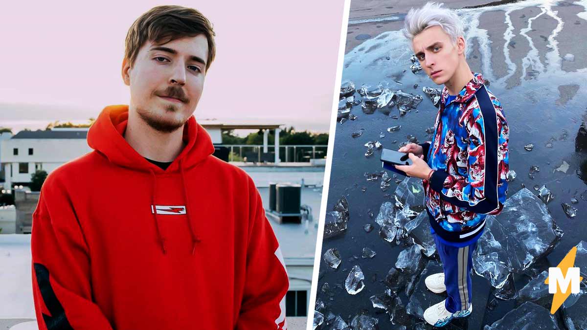 Ютубер MrBeast обнаружил, что Влад Бумага копирует его обложки видео