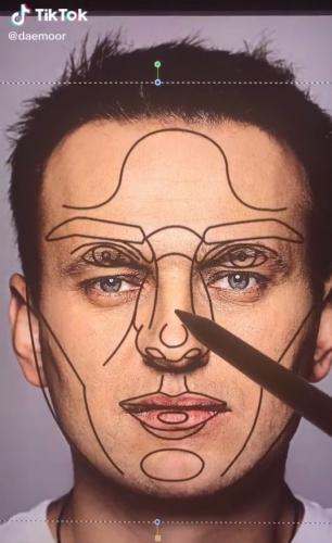 Художница сделала идеальное лицо Алексея Навального и сломала людей. Они видят в нём Капитана Америку