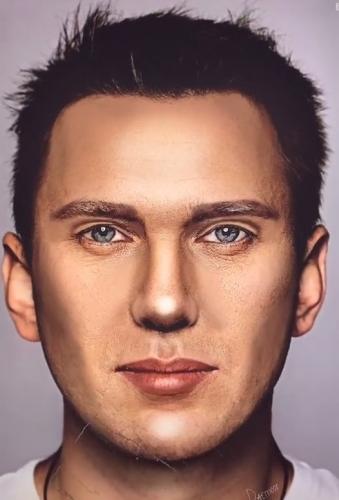 Художница сделала идеальное лицо Алексея Навального и сломала людей. Они видят в нём Капитана Америку