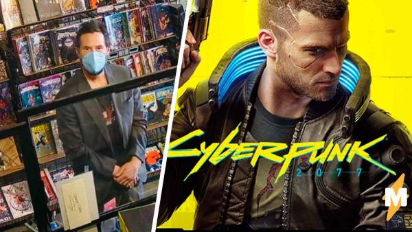 Киану Ривз скупает свои фигурки из игры Cyberpunk 2077, но это не самолюбие. Так он радует своих фанатов