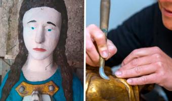 Реставраторы восстановили статую Девы Марии и разозлили владельца. Итог получился таким, что молитвы не спасут