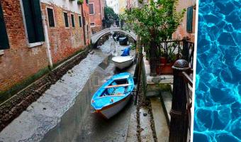 Как выглядит Венеция без воды. Показали жители города, и фотографироваться там не захочется никому