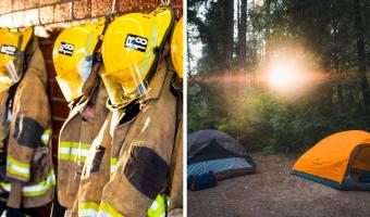 Друзья разбили палаточный лагерь, но спасатели увидели где — и поседели. Один вид этого места вызывает дрожь