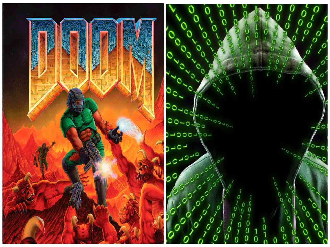 Хакер добавил в оригинальный Doom для DOS игру Змейка