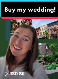 Невеста продала собственную свадьбу в тиктоке и нашла покупателей. Кажется, маркетинг вышел на новый уровень
