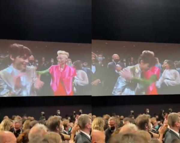 Тимоти Шаламе и Тильда Суинтон сорвали овации в Каннах. Но людям больше зашёл пранк актрисы