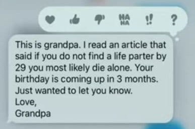 Дедушка объяснил внучке, почему она до конца жизни останется одна