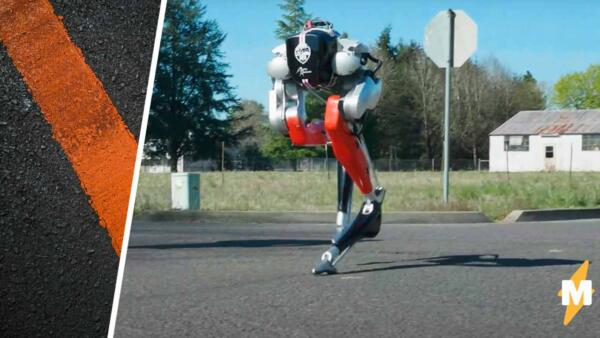 Двуногий робот Кэсси впервые самостоятельно пробежала пять километров