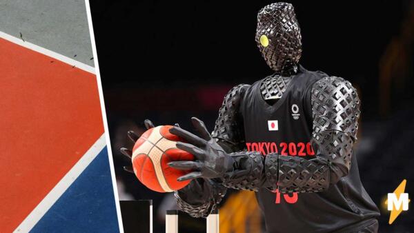 На Олимпиаде японский робот-баскетболист забил штрафной в перерыве матча