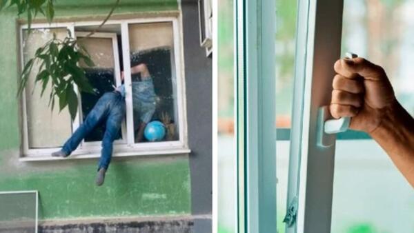 Житель Херсона застрял в окне, пытаясь проникнуть в дом к бывшей сожительнице