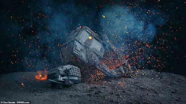 Фотограф с помощью LEGO воссоздаёт классические сцены из фильма "Звёздные войны"