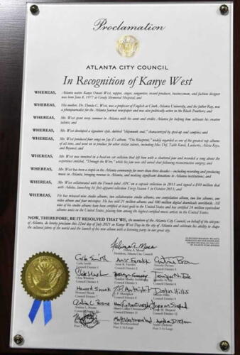 Власти Атланты официально назначили день Канье Уэста в городе