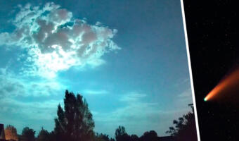 Ночь превратилась в день в Айдахо. Вспышка метеора попала на видео и выглядит как сбой матрицы