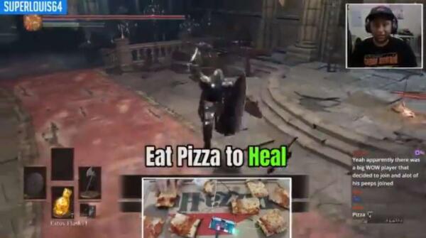 Разработчик игр сделал геймпад из пиццы и прошёл на нём Dark Souls