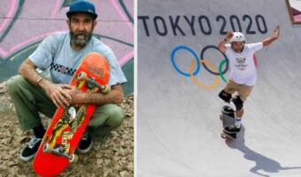 Безработный скейтбордист в 46 лет попал на Олимпиаду в Токио — 2020 и порадовал маму