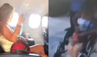 Закурившая в самолёте пассажирка ответила полицейскому фразой «Гив ми ё нейм, тварь»