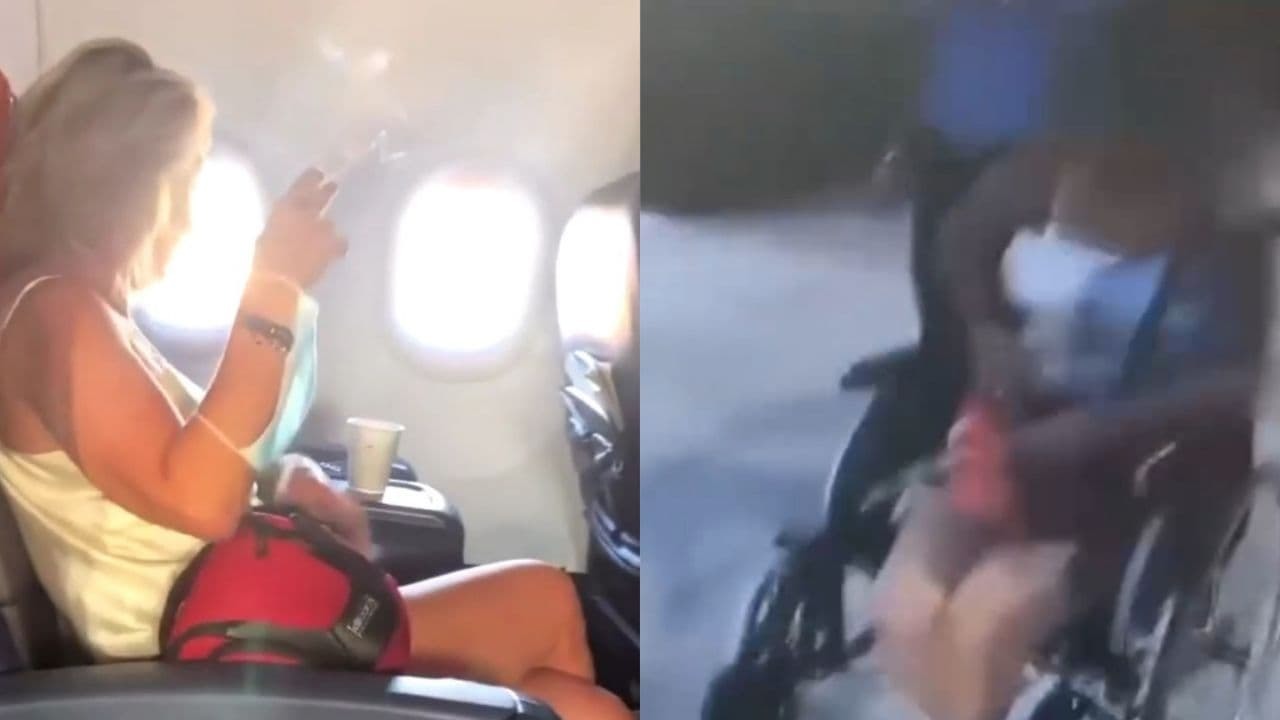 Закурившая в самолёте пассажирка ответила полицейскому фразой «Гив ми ё нейм, тварь»