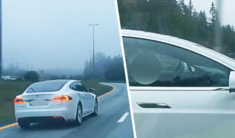 В Норвегии автопилот Tesla остановил машину пьяного водителя, спавшего за рулём