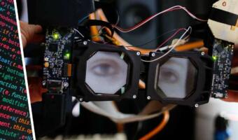 Компания Facebook представила VR-шлем с дисплеями, показывающими глаза пользователя