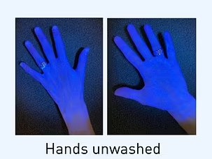 Кадры пятисекундного мытья рук показали, что грязь остаётся под украшениями и на запястьях