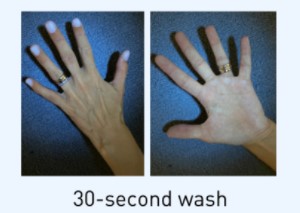 Кадры пятисекундного мытья рук показали, что грязь остаётся под украшениями и на запястьях