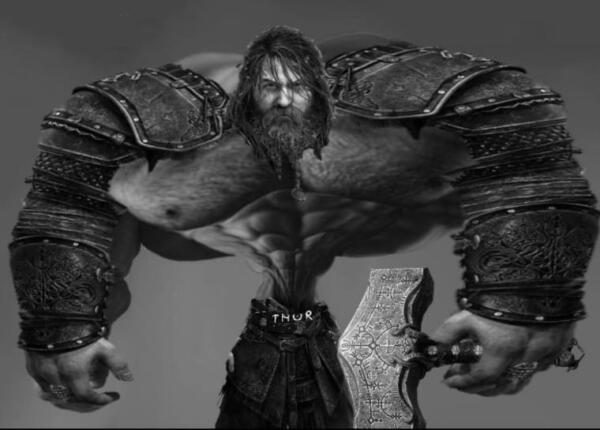 Могучий Тор из игры God of War попал в руки мемоделов и превратился в Жириновского и Обеликса