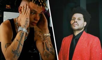 Элджей в клипе «Дом Периньон» так похож на The Weeknd с пластикой лица, что рэпера высмеивают фанаты