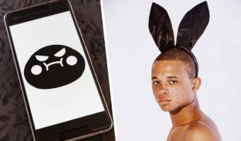 Легендарный костюм кролика от Playboy прорекламировал мужчина. Натуралы на месте?