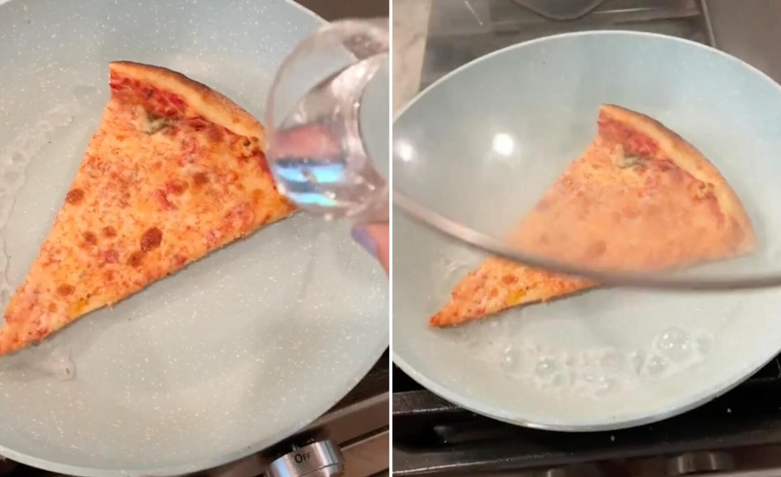 как подогреть пиццу чтобы она не была сухой в духовке фото 14