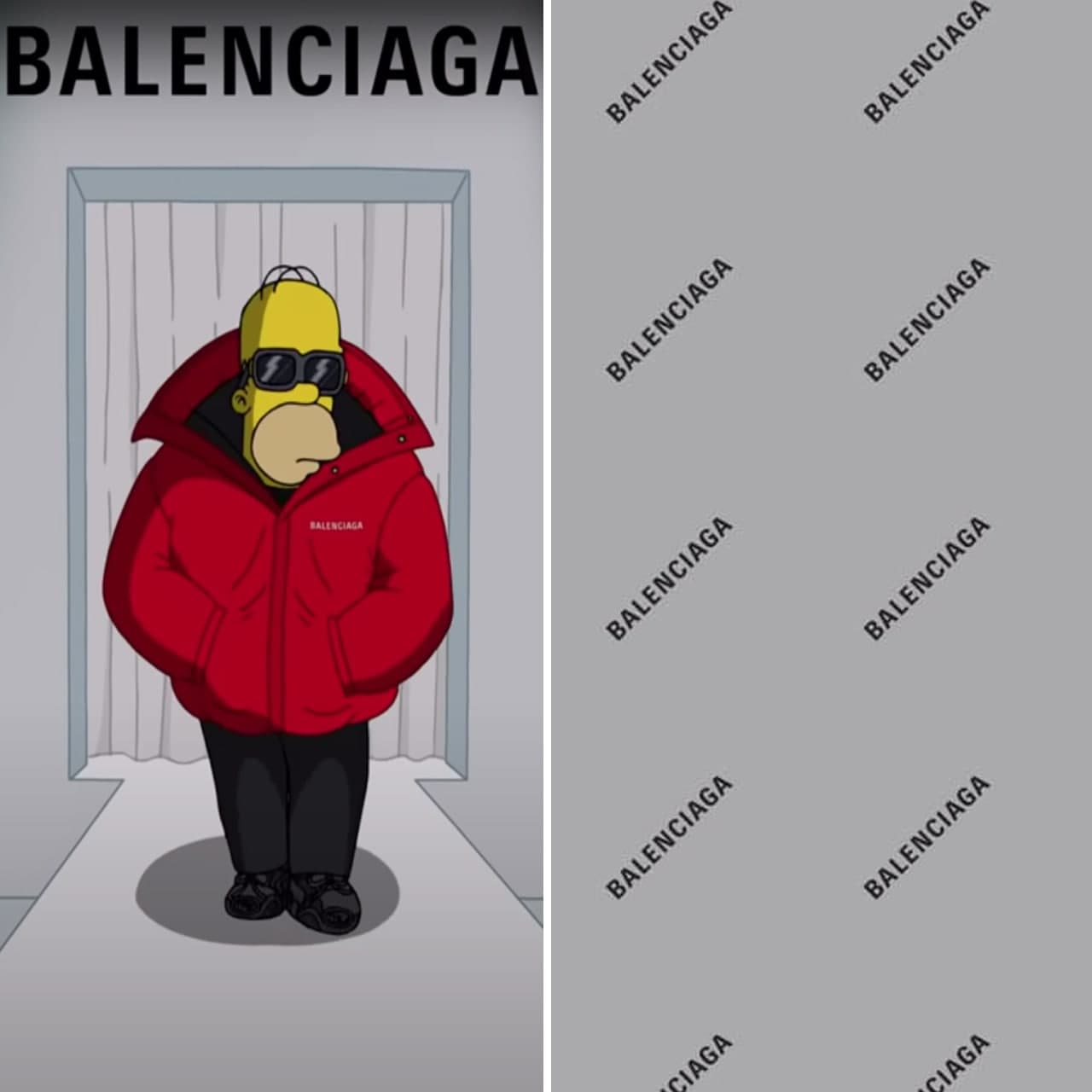 Что за образы были на Симпсонах в эпизоде мультсериала о показе Balenciaga