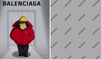 Блогер устроил разбор луков из «Симпсонов» на показе Balenciaga. Герои дефилировали в старых образах