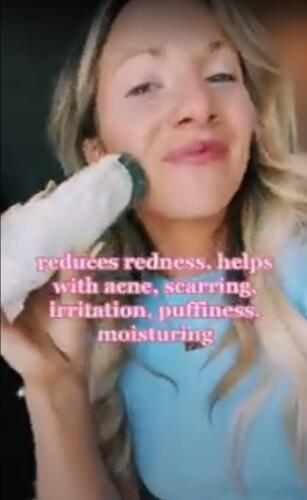 Как увлажнить кожу лица без крема? Поможет лайфхак из тиктока с заморозкой целого огурца