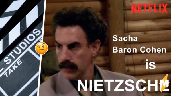 Саша Барон Коэн - в роли философа Ницше? Фейковые скрины проектов Netflix стали мемами в Сети