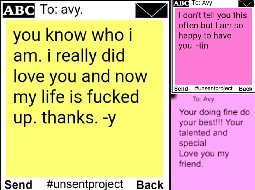 Project unsent Unsent Project: