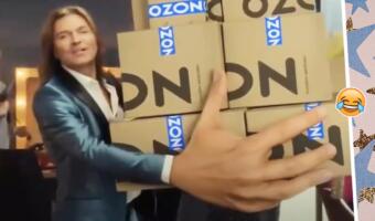 Что за тренд «руки-загребуки» с Дмитрием Маликовым? Большие кисти в рекламе Ozon озадачили зрителей
