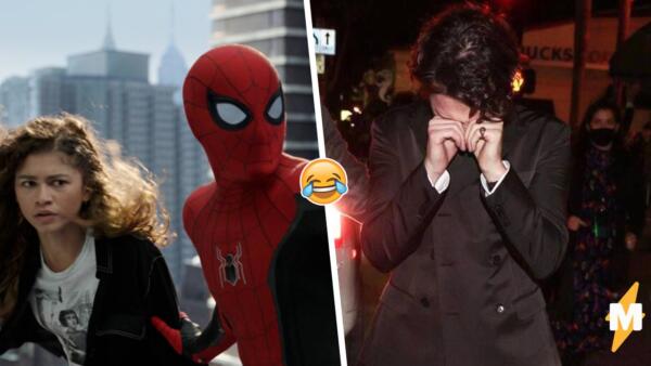 В Сети шутят над слезами Тома Холланда после премьеры "Человека-паука: Нет пути домой". Узнали себя