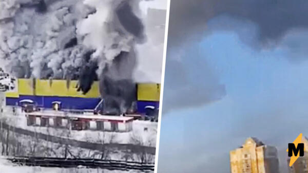 Подозреваемый в поджоге томской "Ленты" признался, зачем спалил магазин. В Сети строят теории о пожаре