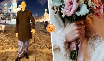 Мужчины из РФ злы на турка-гиганта. Самый высокий человек в мире ищет русскую блондинку в жёны