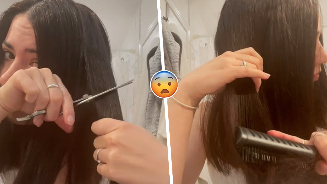 Блогерша показала, как стрижёт экстремально густые волосы. Бреет затылок, но шевелюра не уменьшается