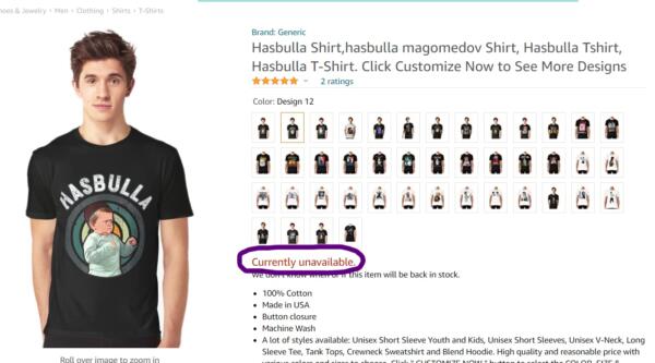 Как зарубежные магазины зарабатывают на футболках с Хасбиком. Мерч с блогером стал желанным подарком