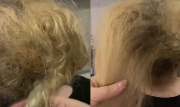Парикмахер из Волгограда показала, как распутала огромный колтун клиентки. Из кома волос в аккуратную причёску
