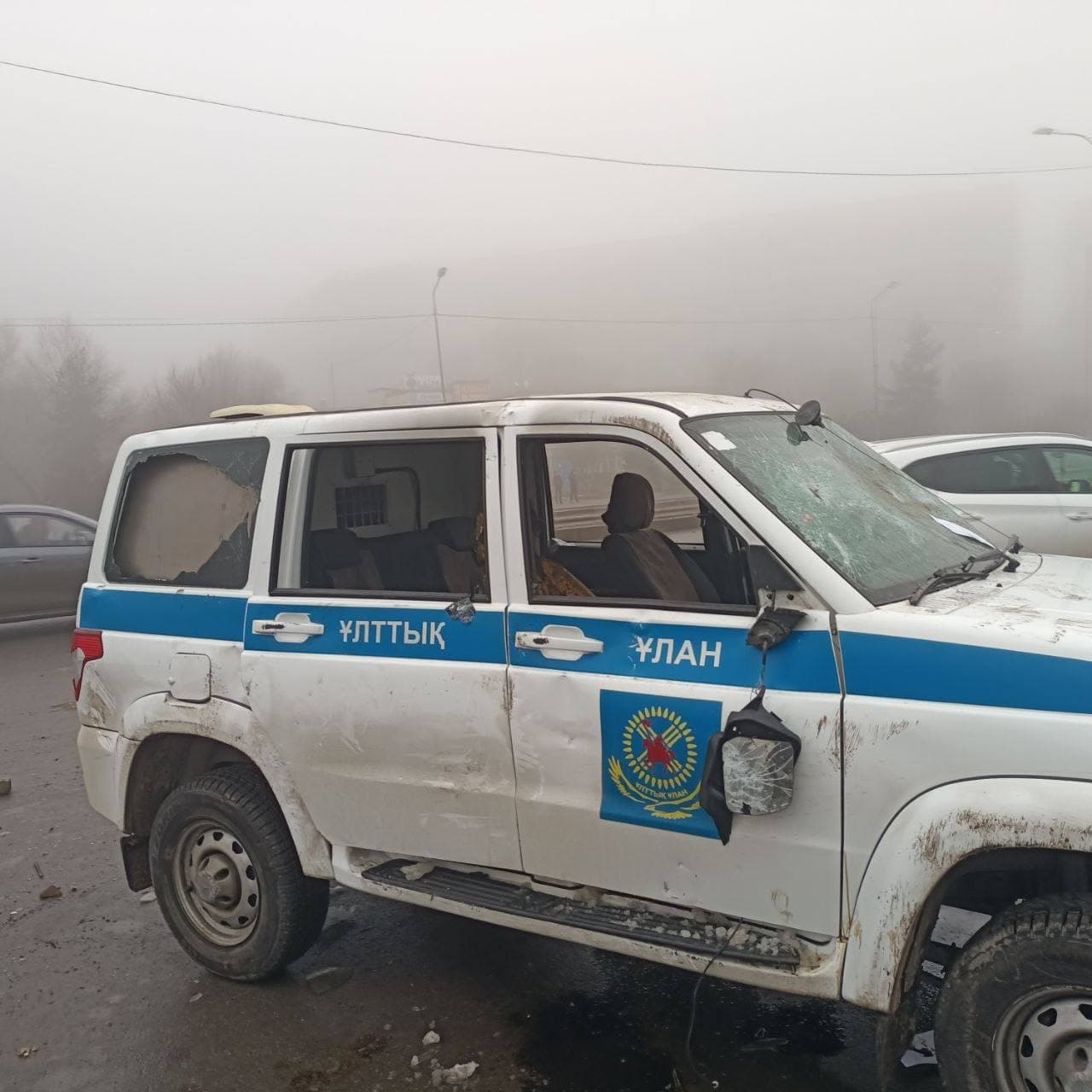 Казахская Полицейская машина