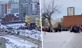 Как в РФ массово «минируют» школы и детсады. На видео толпы детей выбегают из зданий на мороз