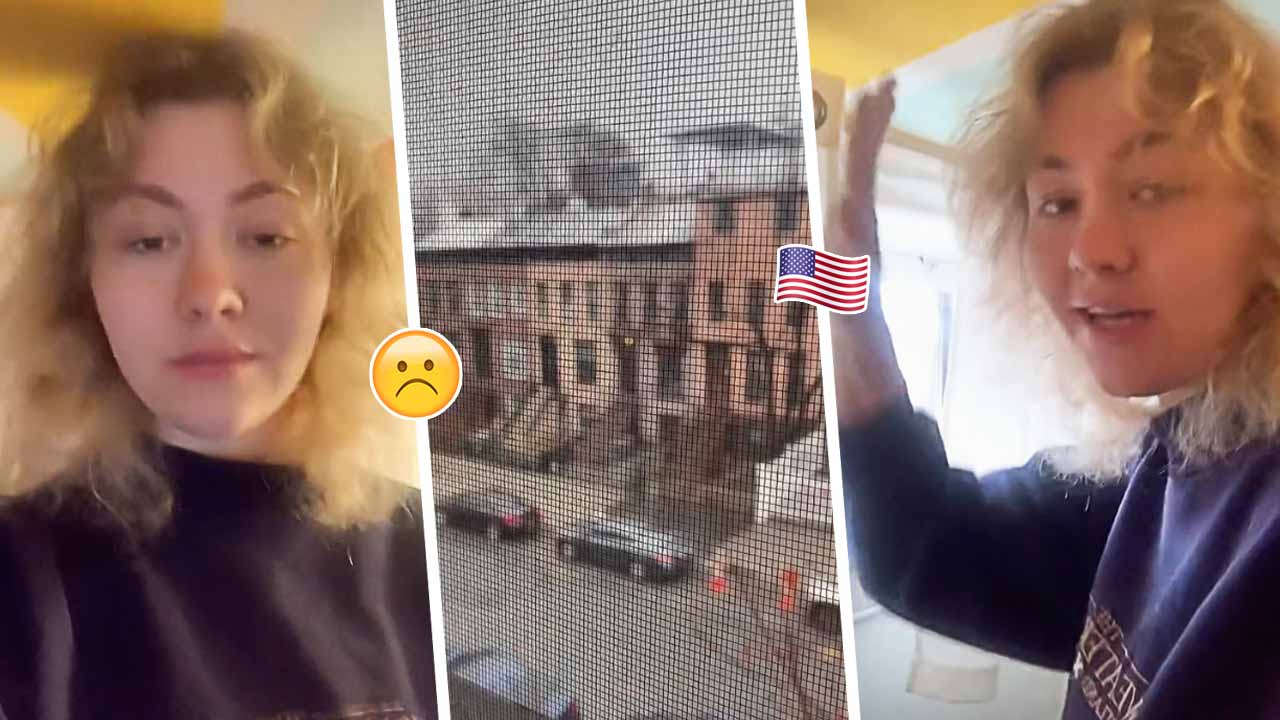 Эмигрантка из РФ показала, как живёт в Нью-Йорке. Упирается головой в потолок перед окном с решёткой